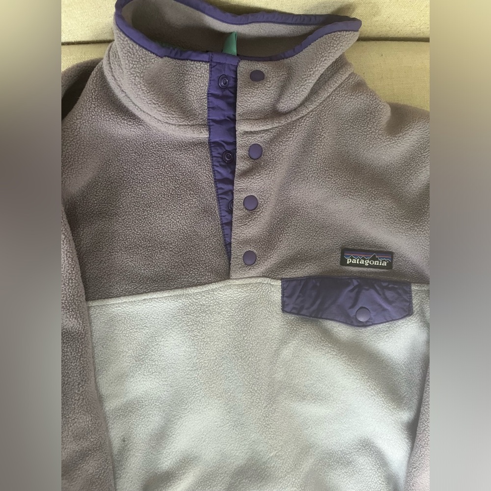 Patagonia women’s medium synchilla fleece pullover